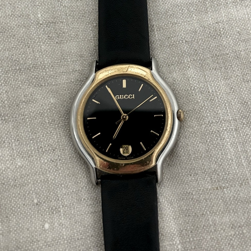 Gucci Two Tone Vintage Watch
